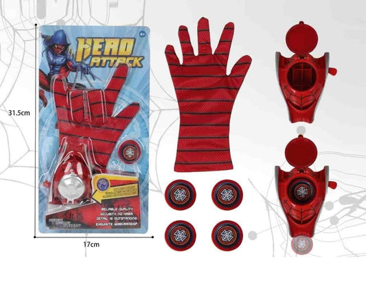 Spiderman Launcher Toy with Spiderman Gloves